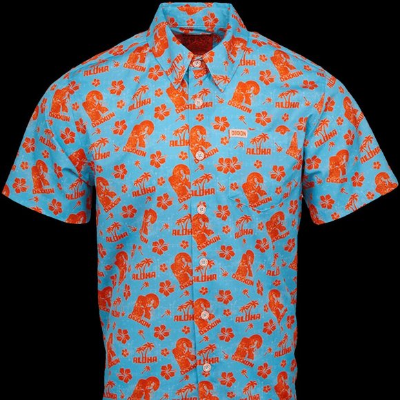 🛠 Dixxon Flannel Co 🛠 Short Sleeve "Mai Tai" Party Shirt Sold Out - Picture 1 of 3
